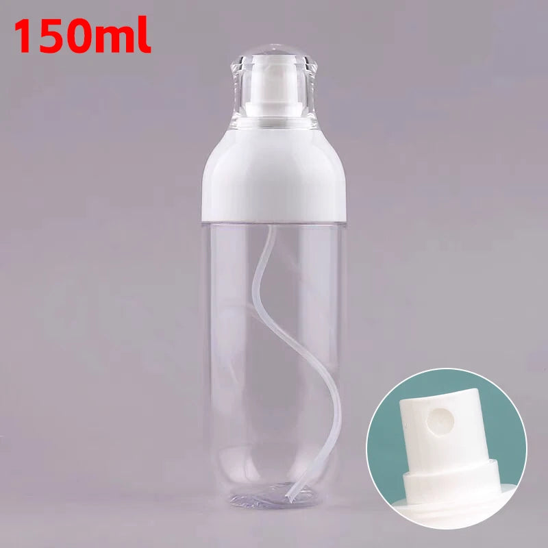 Reisepura Nachfüllbare Pumpflasche aus Kunststoff | 50 ml / 150 ml Reisebehälter für Shampoo, Lotion & Kosmetik | Leicht, auslaufsicher & wiederverwendbar
