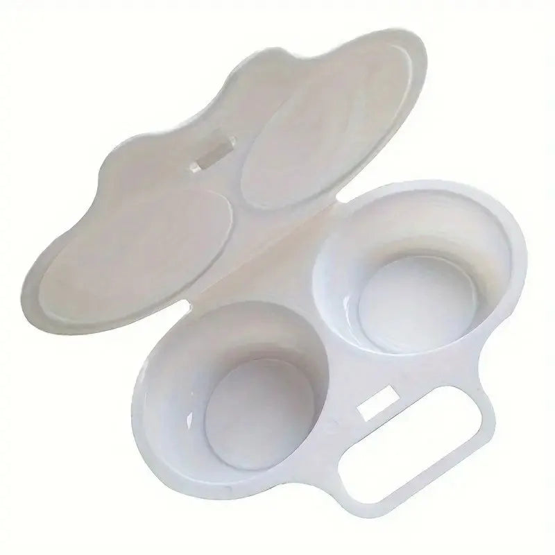 Mikrowellen-Eierkocher EggQuick Duo | Für 2 Eier | BPA-frei & lebensmittelecht | Schnell, sauber & fettfrei garen