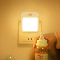 Sensalume LED Nachtlicht mit Bewegungsmelder | Plug-in Steckdosenlicht | Warmweiß & Kaltweiß | Dimmbar & Sensorgesteuert