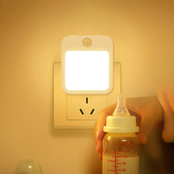 Sensalume LED Nachtlicht mit Bewegungsmelder | Plug-in Steckdosenlicht | Warmweiß & Kaltweiß | Dimmbar & Sensorgesteuert