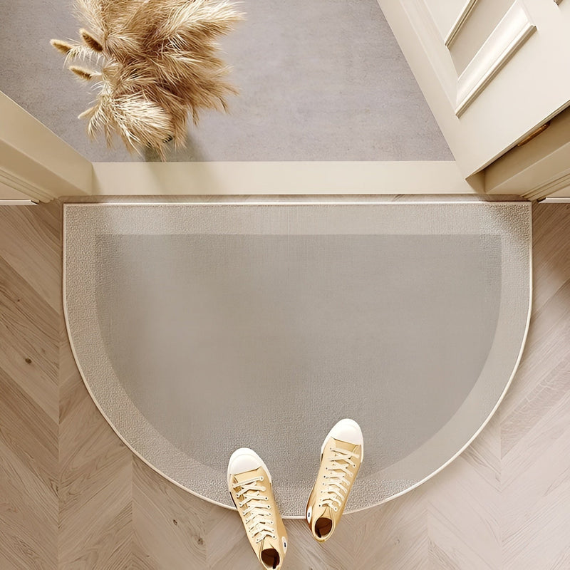 Liora Halbkreis-Türmatte | Rutschfest & Schmutzabweisend | Modernes Design | Für Innen & Außen