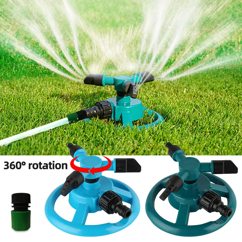 Rasensprenger Hydrosia | 360° Rotation | Wassersparend & Robust | Für Garten & Rasenpflege
