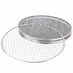 Grillinox BBQ Grillrost | Edelstahl Grillgitter für Camping & Küche | Rostfrei & Hitzebeständig | 30 x 25 cm