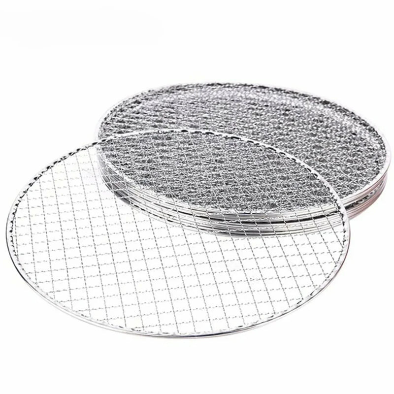 Grillinox BBQ Grillrost | Edelstahl Grillgitter für Camping & Küche | Rostfrei & Hitzebeständig | 30 x 25 cm