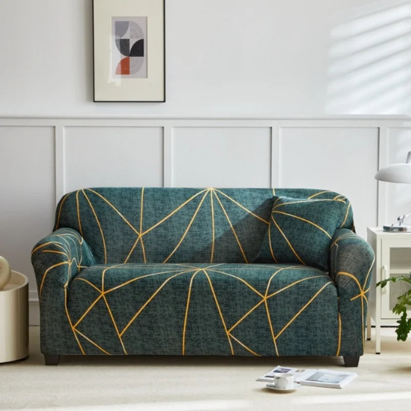 FlexiHome Elastischer Sofaüberwurf | Moderne Passform | Rundum-Schutz für 1–4-Sitzer Sofas | Waschbar & Stilvoll