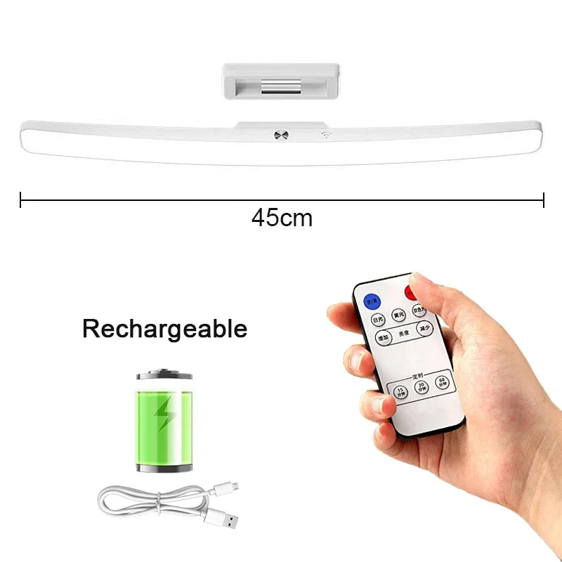 LED Magnetleuchte LumaBar | Wiederaufladbar & Dimmbar | Touch- & Fernbedienung | Warm- bis Kaltweiß | Typ-C Schnellladung