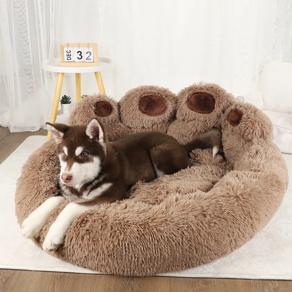 Hundebett Pawlana | Flauschiges Kuschelnest | Orthopädisch & Waschbar | Für Hunde & Katzen