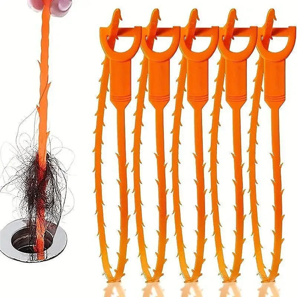 Rohrreiniger HaarFixx | Für Waschbecken & Abflussrohre | Entfernt Haare & Verstopfungen mühelos | Flexibel & Wiederverwendbar