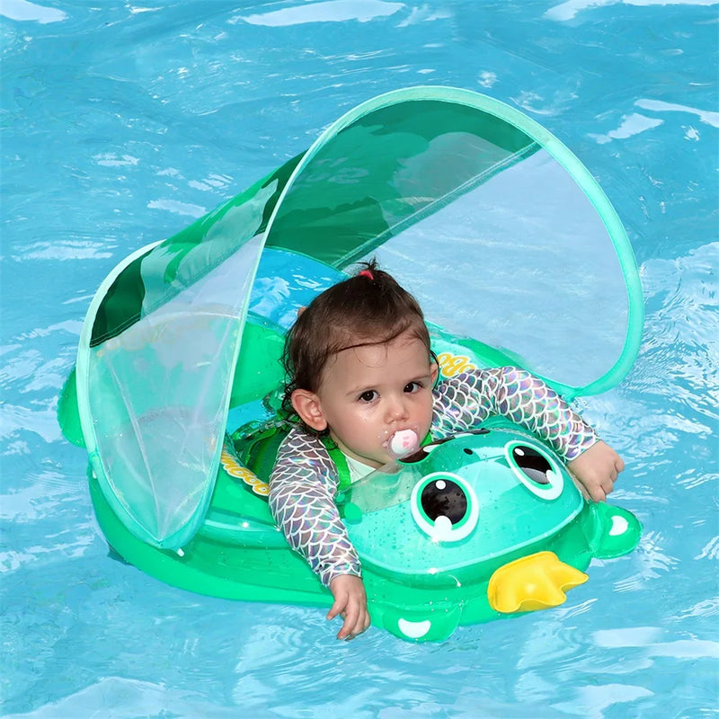 Babyschwimmring AquaBär | Sicherer Schwimmspaß für Babys | Für 6–36 Monate | Umweltfreundliches PVC