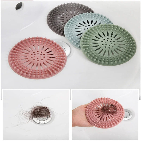 DrainHero Abflusssieb | Anti-Haar Filter | TPR Material | Für Dusche, Bad & Küche
