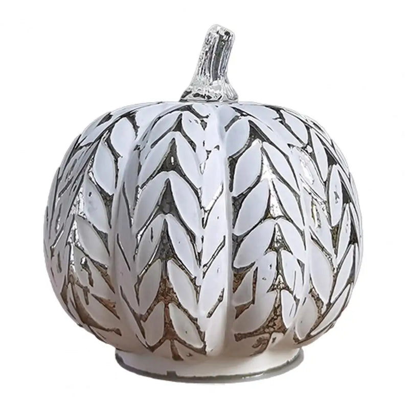 Aurelia Glow Glas-Kürbis Deko | Sternenhimmel-Design | LED & Timerfunktion | Herbst & Halloween