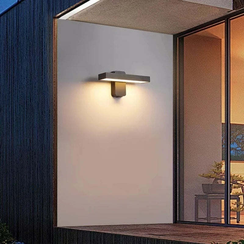 LED Außenwandleuchte VarioLux | Bewegungsmelder & IP65 | Drehbar | 30–50 cm