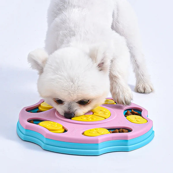 BrainBowl IQ | Intelligenzspielzeug & Anti-Schling-Napf für Hunde & Katzen | Interaktive Fütterung | Fördert geistige Fitness & langsames Fressen