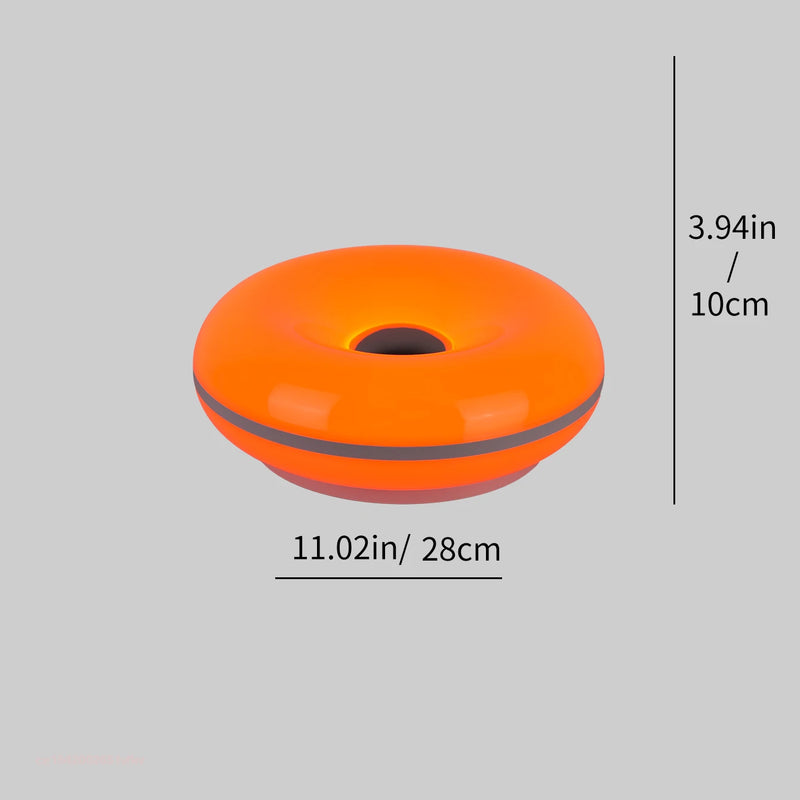 Tischlampe Luminoro Bauhaus | USB & Touch | RGB 16 Farben mit Fernbedienung | Ambientelicht für Wohn- & Schlafzimmer