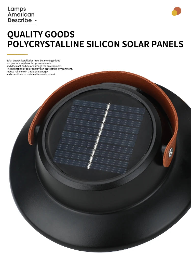 Solar Campinglampe LumiCamp Pro | 3 Leuchtmodi | Wiederaufladbar & Wasserdicht | Für Outdoor & Notfälle