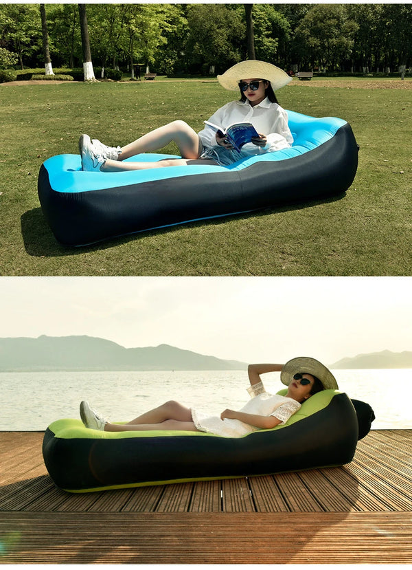Luftsofa Aerava Chill | Selbstaufblasbar & Ultraleicht | Wasserfest & Reißfest | Für Strand, Park & Camping