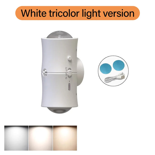 LED Nachtlicht LumoSense | Bewegungsmelder & RGB | Magnetisch & Wiederaufladbar | 1500 mAh Akku