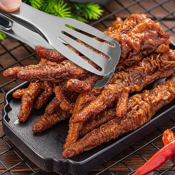 Culinariox Küchenzange Edelstahl mit Silikongriff | 3 Größen für Grill & Küche | Anti-Rutsch & Hitzebeständig | Silber & Dunkelgrün