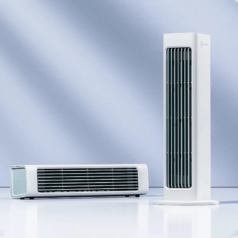 Wandventilator AeroSilence FlexFan | Blattloser USB-Ventilator mit Fernbedienung | 3 Geschwindigkeiten & Schwenkmodus | 3000 mAh Akku | Leise & modern – für Büro & Zuhause