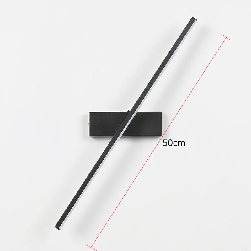 AuroLite Verstellbare LED-Wandleuchte | 330° Schwenkbar | Modernes Design für Schlafzimmer & Wohnzimmer | Aluminium