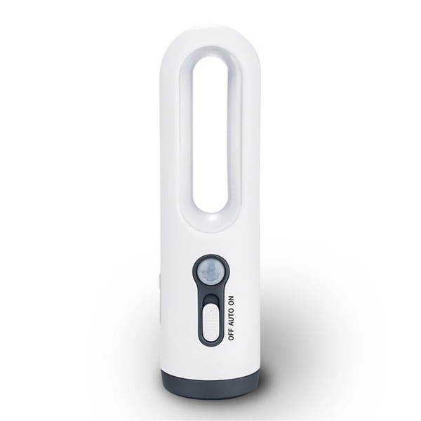 LED Nachtlicht mit Bewegungsmelder | 2-in-1 Nachtlicht & Taschenlampe | Wiederaufladbar & Notfalllampe | Dämmerungssensor