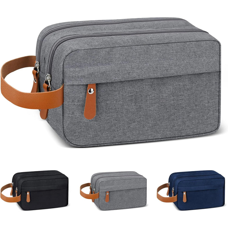 Travenco Kulturtasche zum Aufhängen für Herren | Wasserabweisend & Geräumig | Canvas-Reisetasche mit vielen Fächern