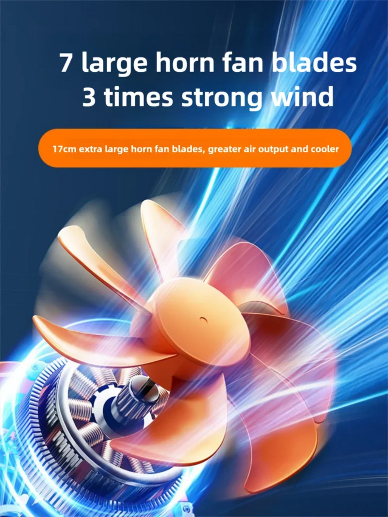 AEROLIA NightCool | 4-in-1 Ventilator & Nachtlicht | 20000mAh Akku | Hängend & Stehend Nutzbar
