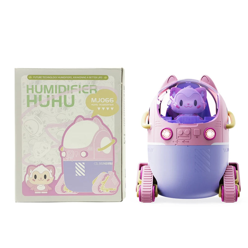 AstroMist Luftbefeuchter | Astronaut & Raumkapsel Design | LED Stimmungslicht | 220 ml | 11 × 11 × 11,9 cm