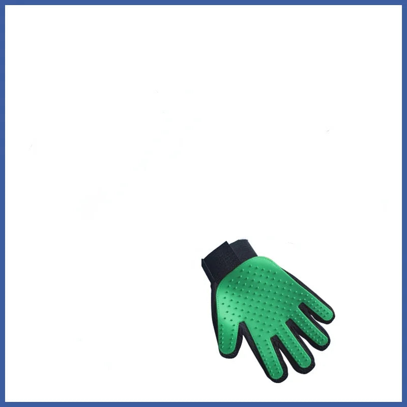 Fellpflege-Handschuh PawLiss TouchGlove | 5-Finger-Massagehandschuh für Hunde & Katzen | 23,2×17,2 cm | TPR & Mesh | Links oder Rechts