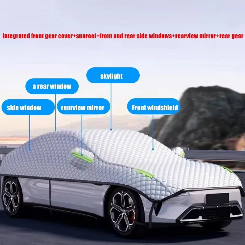 AutoProtect Autoabdeckung | Wasserdicht & UV-beständig | Ganzjahresschutz gegen Sonne, Schnee & Hagel