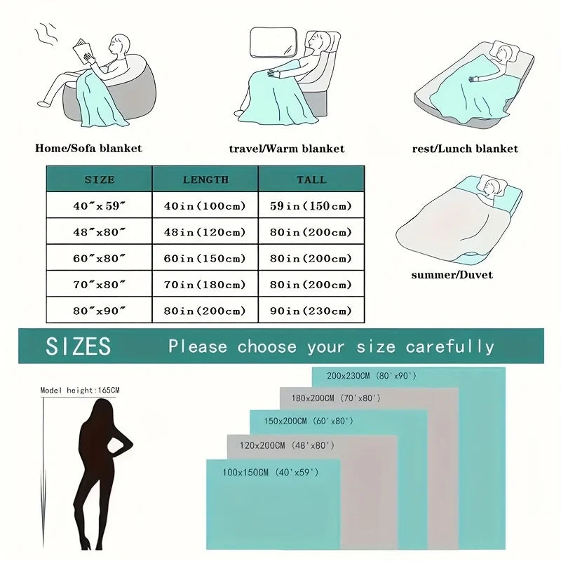 Furora Kuscheldecke | Kuscheldecke Kunstfell | Luxus Hasenfell-Optik | Weich, Dick & Warm | Für Bett, Sofa & Reisen