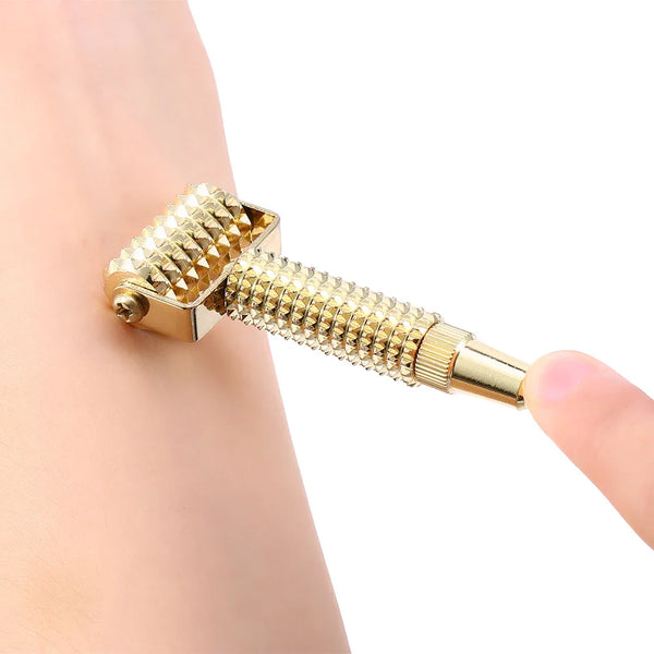 Akupressur-Massagetool VitalPoint Kupfer | Akupunktur-Stimulator & Rollmassage | Handlich & Hautfreundlich | 12,3 cm