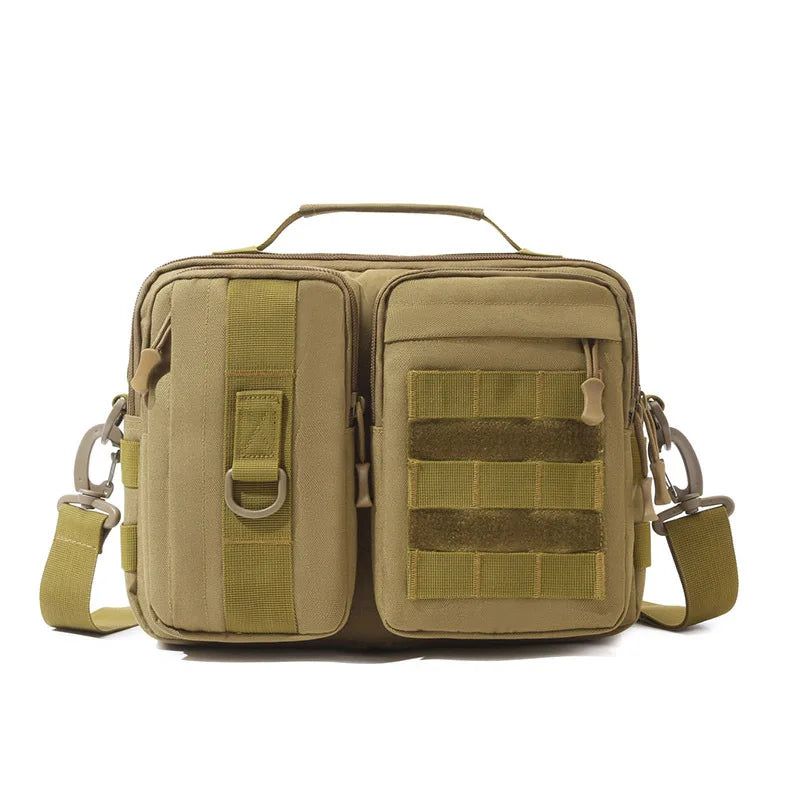 TrailCore ActiveBag Taktische Outdoor-Umhängetasche | Molle Schultertasche für Herren | Robuste Nylon-Crossbody Bag für Wandern, Camping & Angeln