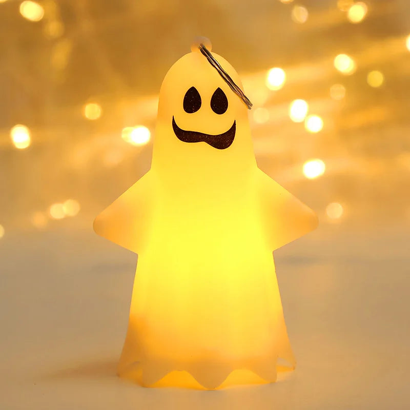 FrightLight Halloween Hängelampe | LED Geist & Kürbis Laterne | Schaurig-Schöne Deko