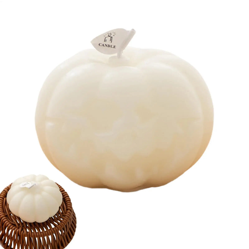CeraPumpkin Duftkerze | Handgefertigt | Kürbis-Design | Herbstliche Dekoration