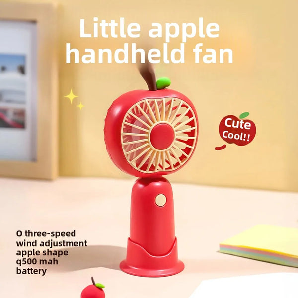 Mini-Handventilator FruBreeze | USB-Ladung | Tragbar & Leise | Sommer-Gadget im Frucht-Design