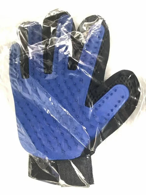 FellGlanz | Katzen- & Hunde-Pflegehandschuh | Selbstreinigende Bürste | 180 Silikon-Noppen | Sanfte Fellpflege & Haarentfernung