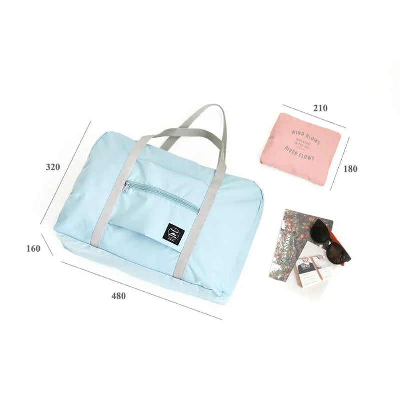 Voyapura Faltbare Reisetasche | Wasserdicht & Ultraleicht | Große Kapazität | Unisex Nylon-Handgepäck