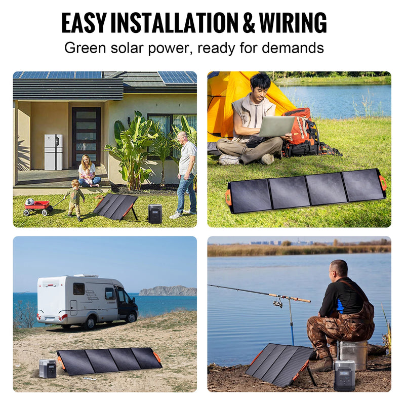 Faltbares Solarpanel VoltoraFlex | 200 W | Monokristallin & ETFE-Beschichtung | IP67 Wasserdicht & Tragbar