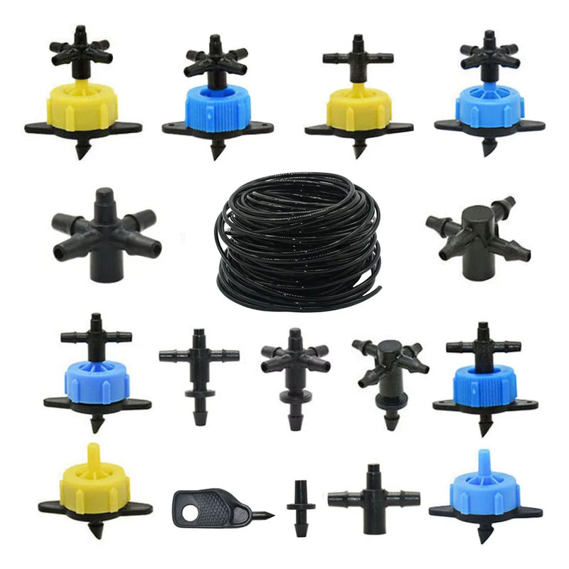 IRRIFLEX Kreuz-Verbinder | 2-Wege-Pfeilanschluss | Für 3 mm & 5 mm Schläuche | Tropfbewässerungssysteme