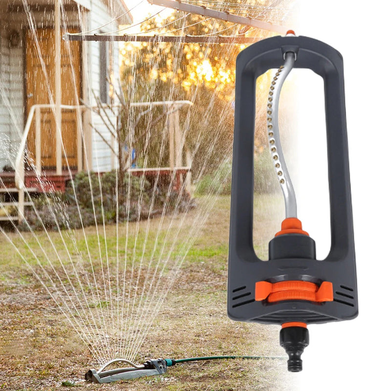 AquaTakt EcoSwing Rasensprenger mit 4 Sprühmodi | Schwenkregner für große Flächen | 3/4-Zoll Anschluss | Aluminiumrohr & Kupferdüsen