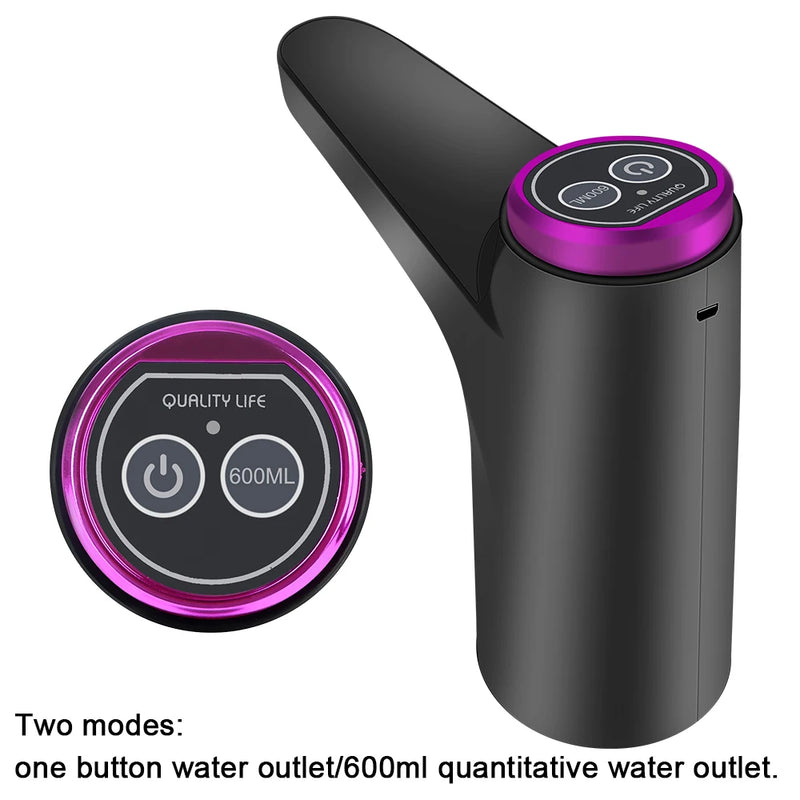 Elektrischer Wasserspender AquaOne Touch | Touch-Bedienung | USB-Ladung | Für Gallonenflaschen