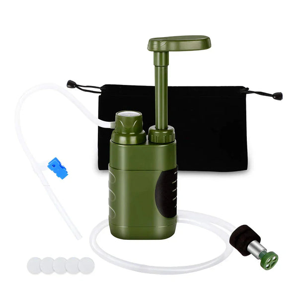 Outdoor Wasserfilter PureTrek Survival | 5000 L Filterleistung | 4-Stufen-Filtersystem | Kompakt & Robust