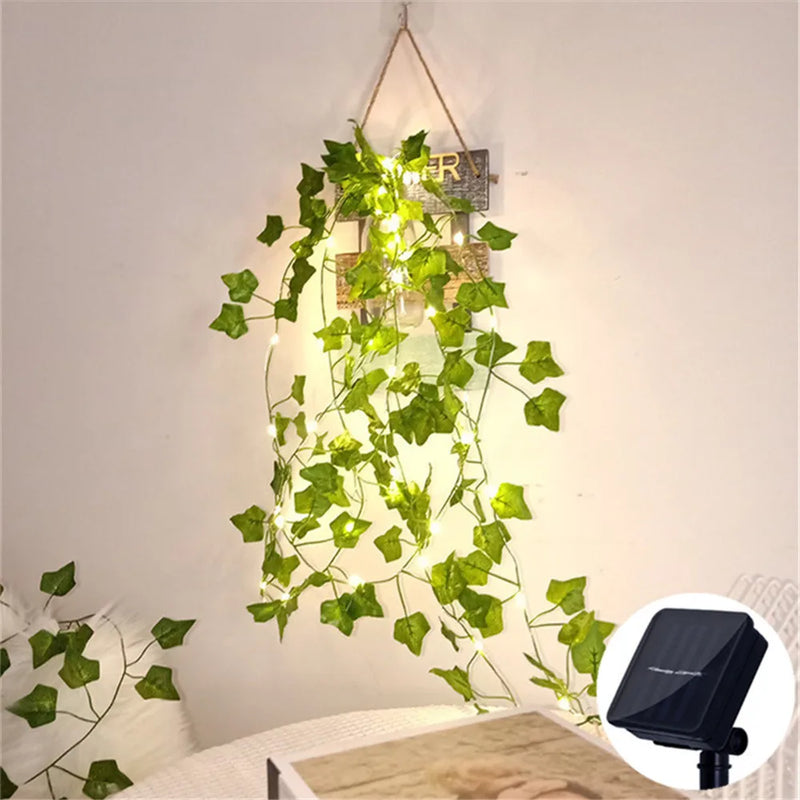 Solar-Lichterkette SoliBlossom | Sonnenblumen-Dekor mit Blättern | Warmweiß | 8 Modi | Für Garten, Zaun & Hochzeit