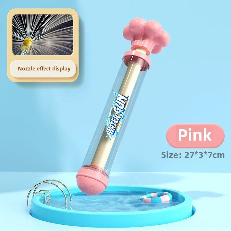 AquaZooka Feuerwerk Wasser-Spritzspielzeug | Rückzieh-Wasserpistole mit Fontäneneffekt | Für Garten, Pool & Sommeraktivitäten