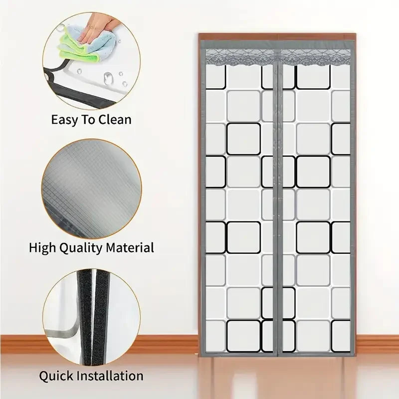 Climora | Thermo-Türvorhang | Magnetisch & Wärmedämmend | Schutz vor Kälte & Zugluft | Ideal für Winter & Klimaräume