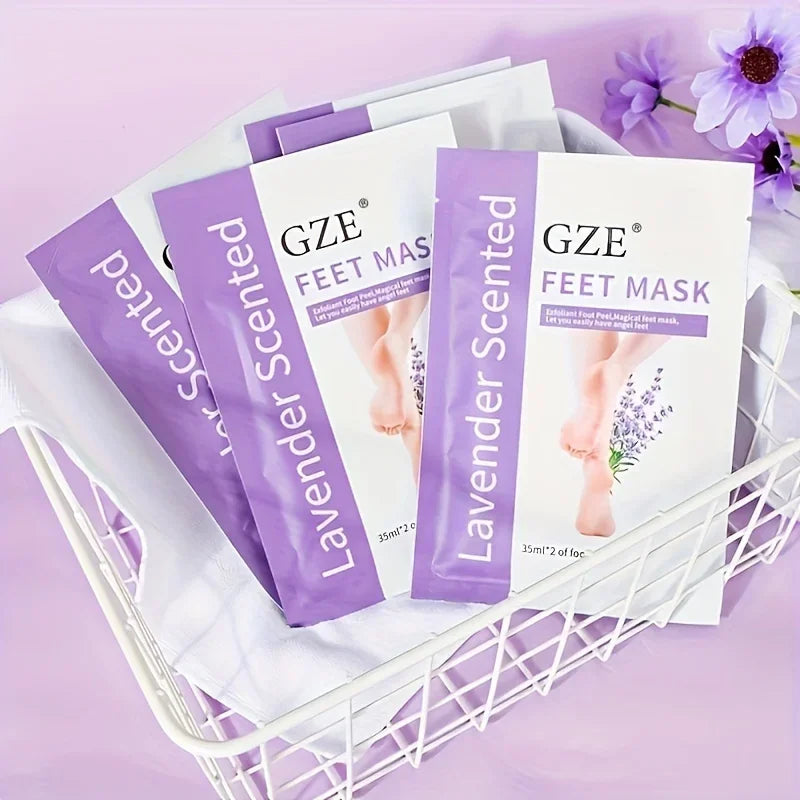 Fußpeeling-Maske SilkStep Pure | Entfernt Hornhaut & abgestorbene Haut | Für trockene, rissige Füße & Fersen | Glättende Intensivpflege