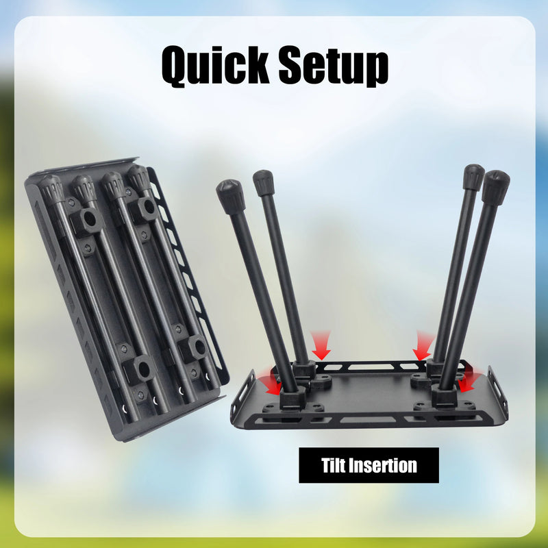 TrekFold Campinghocker | Ultraleicht & Faltbar | Aluminium | Multifunktional