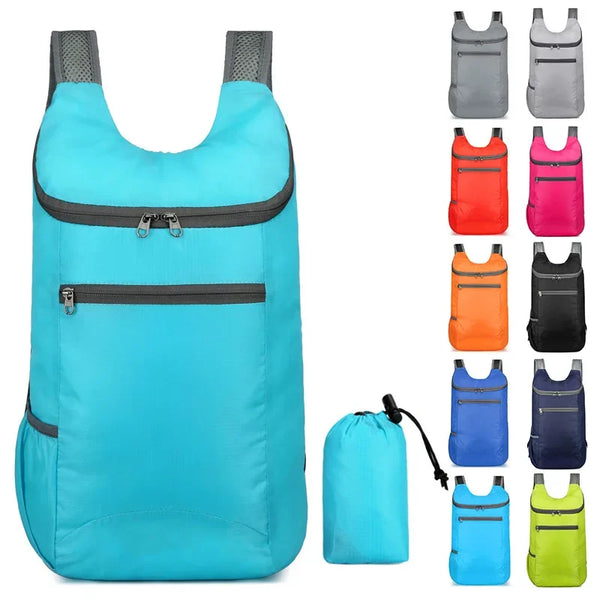 Faltbarer Rucksack "Treklino" | Wasserdicht & Ultraleicht | 20L Volumen | 40x26x14 cm