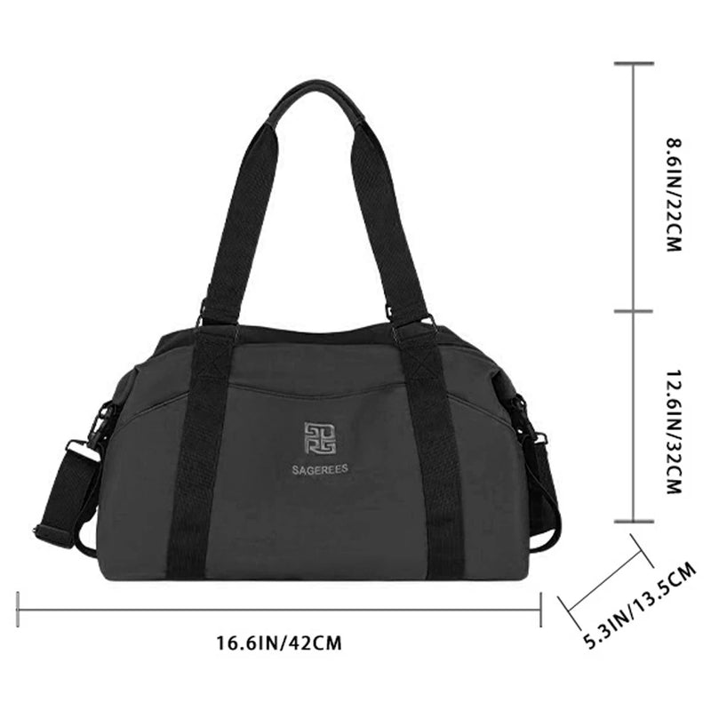 Vayaterra FitBag Wasserabweisende Reisetasche aus Nylon | Leicht, mit Trolleyfunktion & Nassfach | Für Sport & Kurztrips